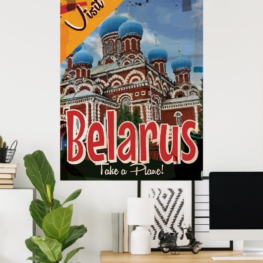 Belarus Vintage Travel Poster (Heimbüro)