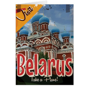 Belarus Vintage Travel Poster