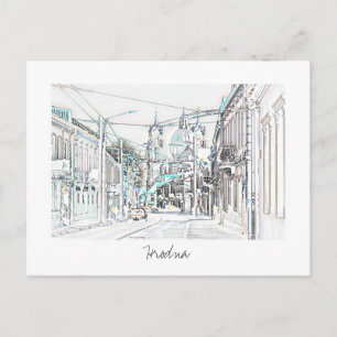 Belarus Weißrussland Grodno Hrodna Гродно Postkart Postkarte