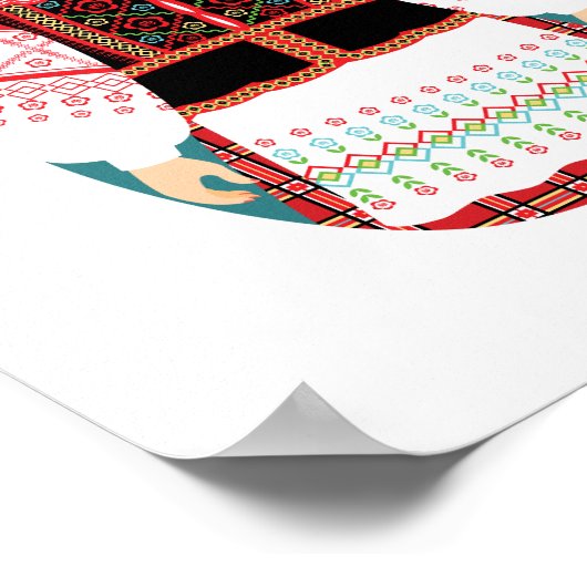 Belarusian Matryoshka Poster (Ecke)