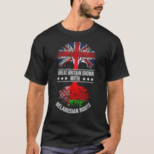 Belarussische Roots Migrant Herkunft Großbritannie T-Shirt