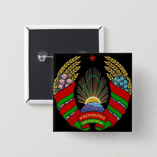 Belaruszeichen Button (Vorne & Hinten)