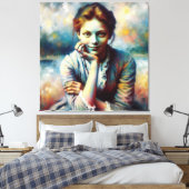 BELA'S STARE LEINWANDDRUCK (Insitu (Schlafzimmer))