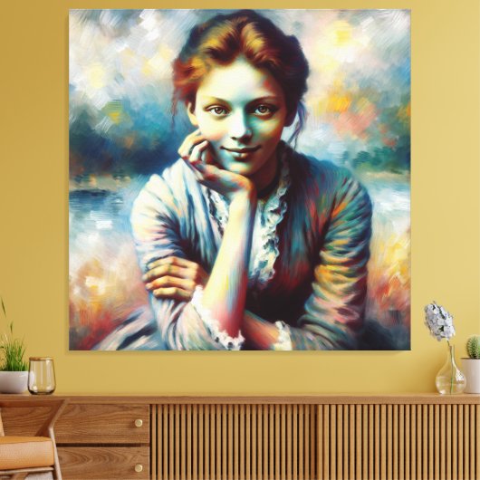 BELA'S STARE LEINWANDDRUCK (Insitu (Wohnzimmer))