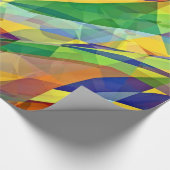 Belastete Glasgeschenk-Verpackung Geschenkpapier (Ecke)