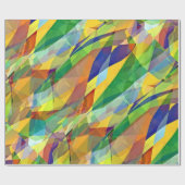 Belastete Glasgeschenk-Verpackung Geschenkpapier (Flach)