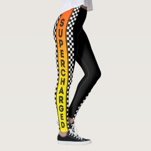Belasteter laufender Superdekor an Leggings