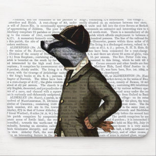 Belästigen Sie das Reiter-Porträt Mousepad