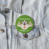 Belästigender Badger_Professional Dachs… äh Button (Beispiel)