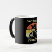 Belästigt mich nicht, dass ich Katzenbücher lese Verwandlungstasse (Vorderseite Links)