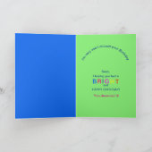 Belated Birthday, Calico Cat, Kaleidoscope Group Karte (Innenseite)