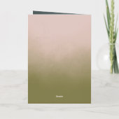 Belated Birthday Card For Brass Instrument Player Karte (Rückseite)