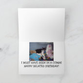 BELATED BIRTHDAY CARD KARTE (Innenseite)