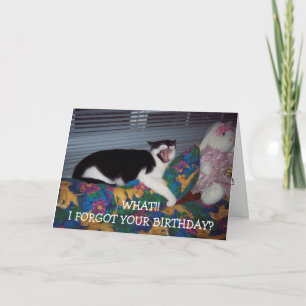 BELATED BIRTHDAY CARD KARTE