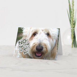 BELATED BIRTHDAY CARD - NEIN, SAGEN SIE MIR, ES IS KARTE