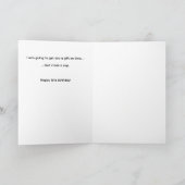 Belated Birthday Card – Shibupi Took a Nap Karte (Innenseite)