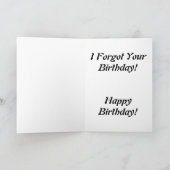 Belated Birthday Card with Pittbull Dog Karte (Innenseite)