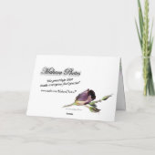 Belated Birthday-customize Karte (Rückseite)