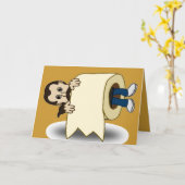 Belated Birthday Grußkarten - Beste Karten - Spaß (Gelbe Blume)