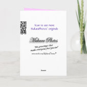 Belated Birthday- hydrangea 5409-individuell anpas Karte (Rückseite)