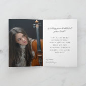 Belated Birthday Wishes For String Musician Karte (Innenseite)