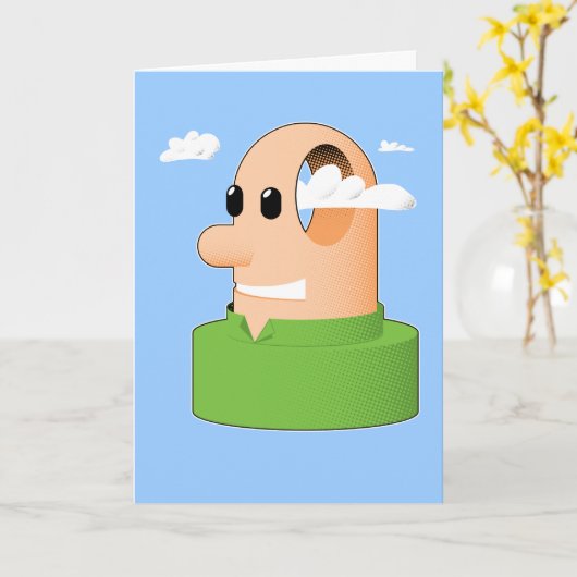 Belated Greeting Karte (Gelbe Blume)