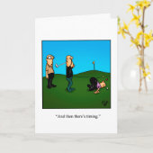 Belated Happy Birthday Spaß Grußkarte Karte (Gelbe Blume)