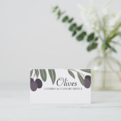 belaubte Olivenniederlassung, die Visitenkarte (Stehend Vorderseite)