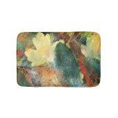 Belaubte Schmutz-Herbst-Farben und Badematte (Vorderseite)