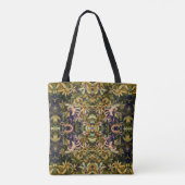 Belaubte Tapisserie Tasche (Rückseite)