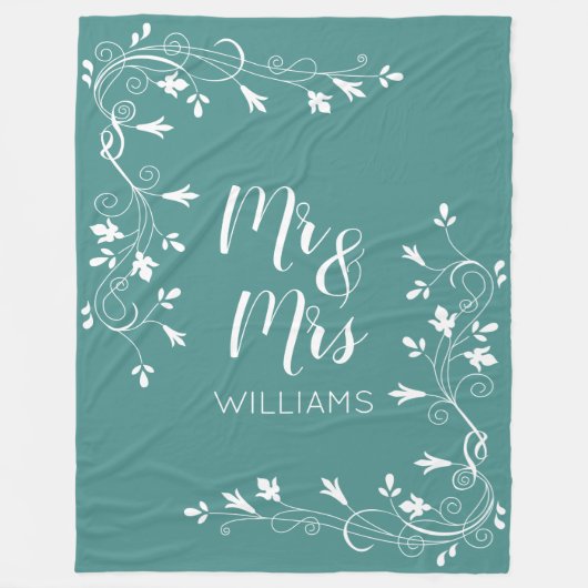 Belaubter Natur-Herr u. Frau Choose Your Fleecedecke (Vorderseite)