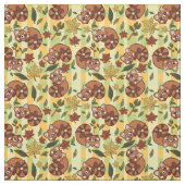 Belaubter roter Panda Stoff (Muster)