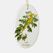 Belaubter Seedrache-kundengerechte Verzierung Keramikornament (Rechts)