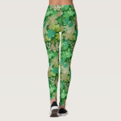 Belaubter Wald Leggings (Rückseite)
