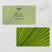 Belaubter Wedel Visitenkarte (Vorne/Hinten)