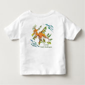 Belaubtes Seadragon Grafik-Baby und der T - Shirt (Rückseite)