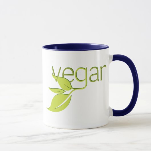 Belaubtes veganes tasse (Rechts)