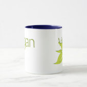 Belaubtes veganes tasse (Zentrum)