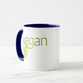 Belaubtes veganes tasse (Vorderseite Links)