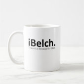 Belch Funny Mug Kaffeetasse (Links)
