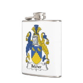 Belcher Familienwappen Flachmann (Links)