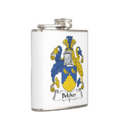 Belcher Familienwappen Flachmann (Rechts)