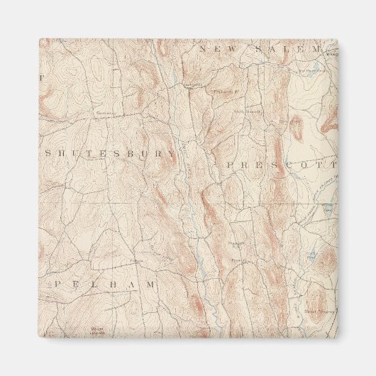 Belchertown, Massachusetts Magnet (Vorne)