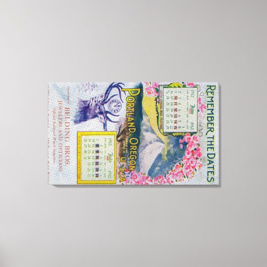 Belding Bros. Juwelierwerbung Leinwanddruck (Vorderseite)