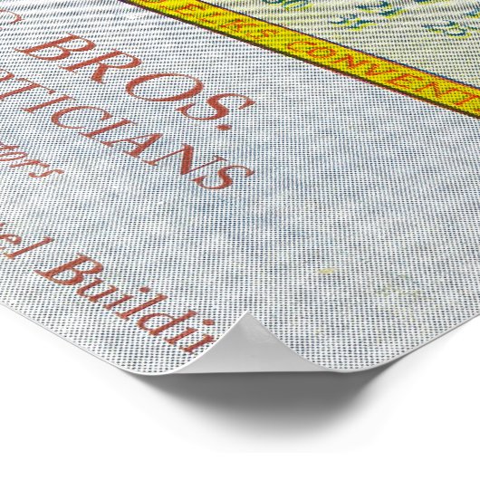 Belding Bros. Juwelierwerbung Poster (Ecke)