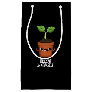 Beleaf in Ihrer selbst lustigen Pflanze Puff Dark  Kleine Geschenktüte