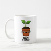 Beleaf in Ihrer selbst lustigen Pflanze Puff Kaffeetasse (Links)