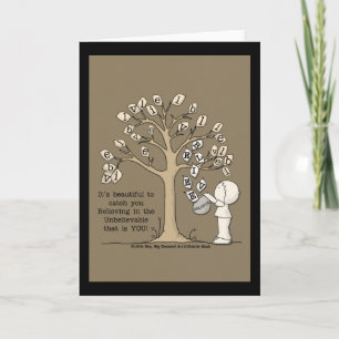 Be'LEAVES'- fangendes Blätter Karte