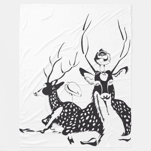 Beleben Sie Ihre Decke mit Tieren (Vorderseite)