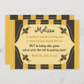 Belebende Bieneneinladung Einladung (Vorne/Hinten)